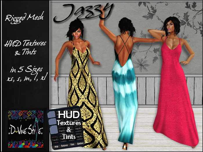 :: D!vine Style :: Jazzy – Long Dress – with HUD