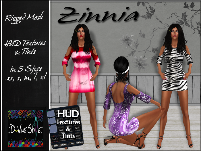 :: D!vine Style :: Zinnia – Dress – with HUD