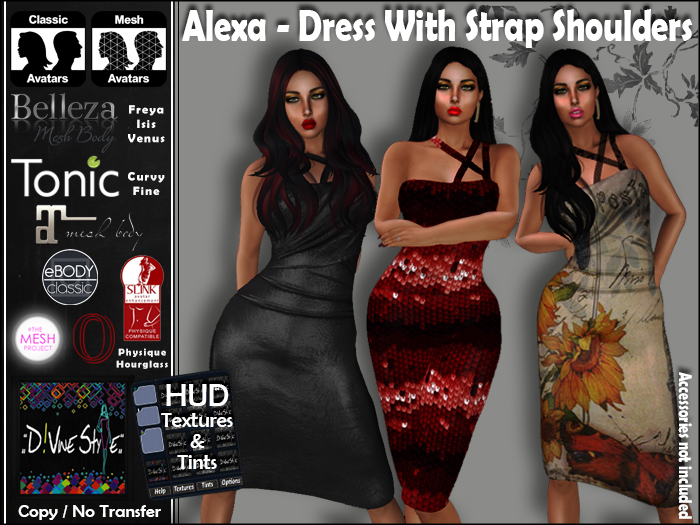 :: D!vine Style :: Alexa – Dress with Strap Shoulders