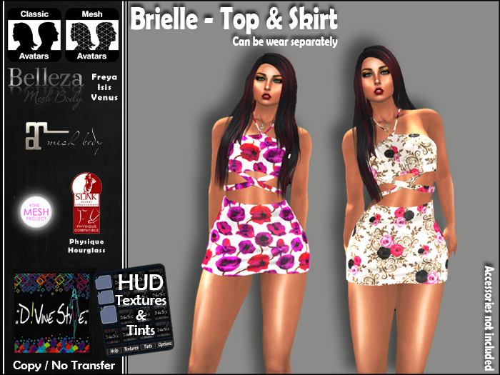:: D!vine Style :: Brielle – Top & Skirt
