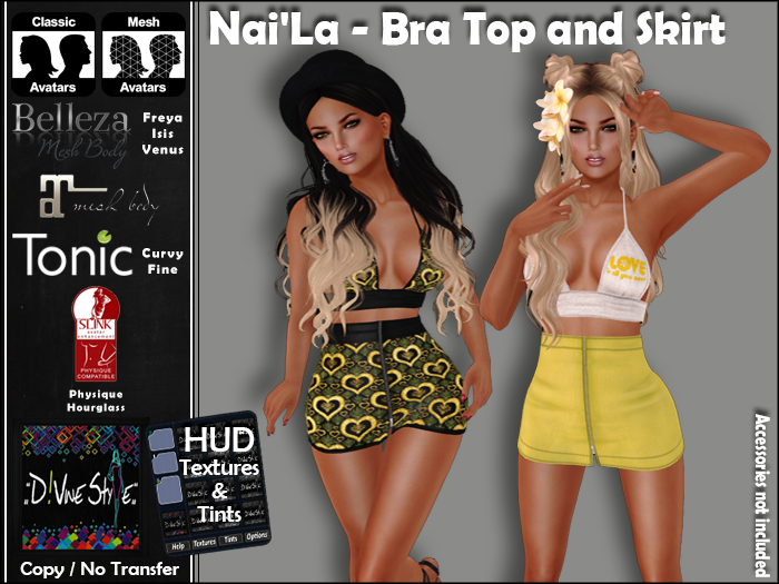 :: D!vine Style :: Nai’La – Bra Top and Skirt