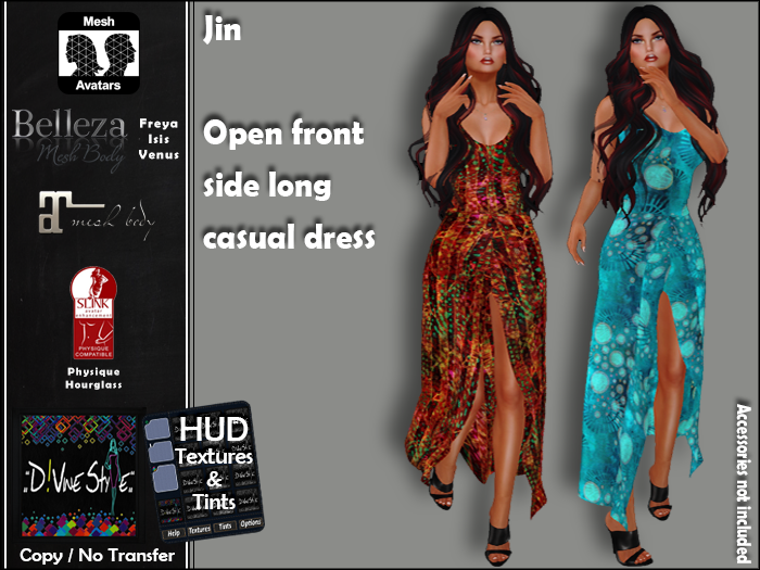 :: D!vine Style :: Jin – Open front side long casual dress