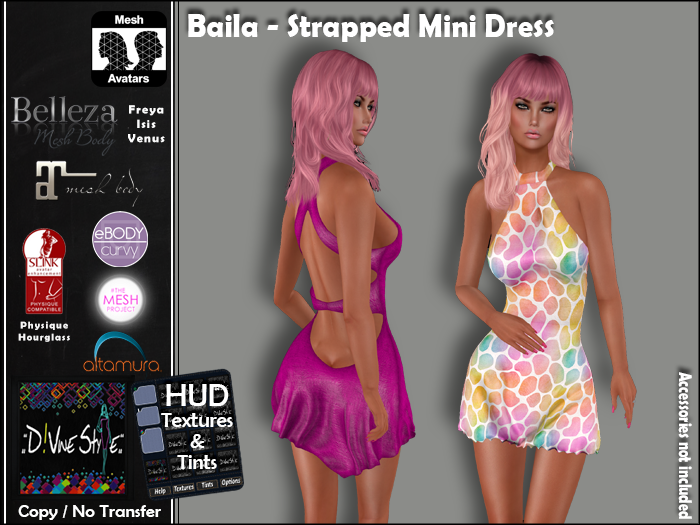:: D!vine Style :: Baila – Strapped Mini Dress